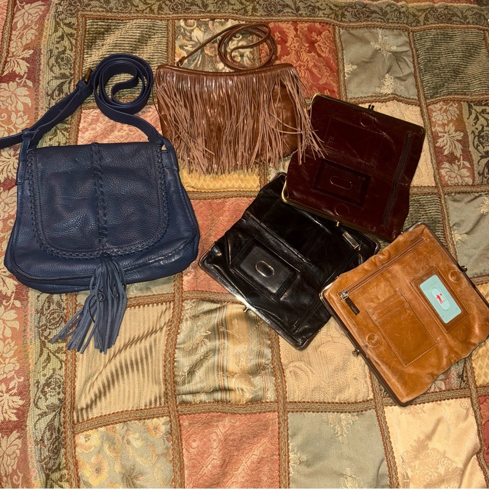 5 piece Bundle of Hobo Purses and Wallets